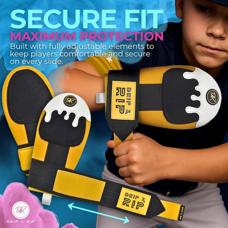 Drip & Rip Sliding Mitt Youth for Baseball & Softball - Ice Cream Sliding Mitt Design with Hand Protection - Base Running, Breathable, Durable, Ambidextrous - Ages 10+ - Image 4